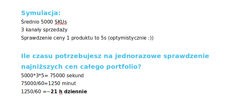 Oszczędność czasu z Dealavo - symulacja