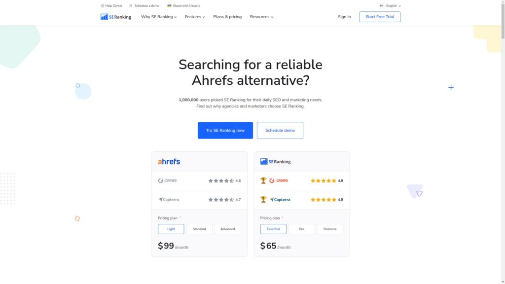 Official Ahrefs website